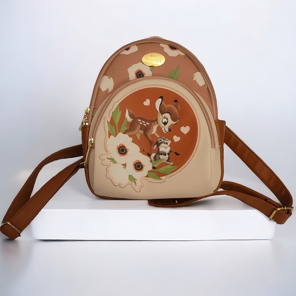 Disney box lunch Bambi convertible backpack with exclusive pin main image 8